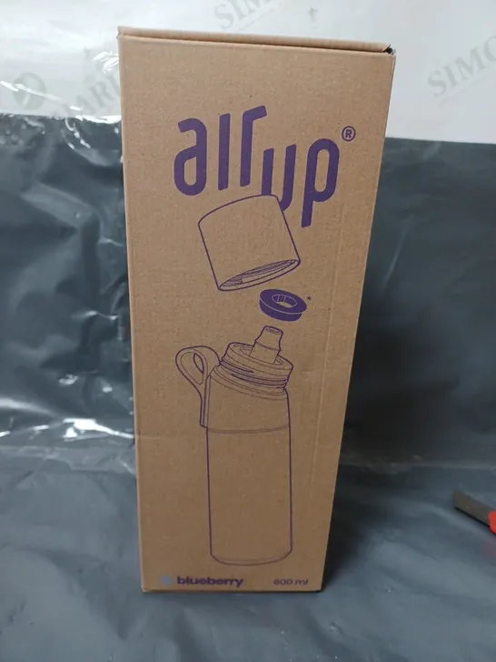 BOXED AND SEALED AIR UP DRINKING BOTTLE BLUEBERRY 600ML