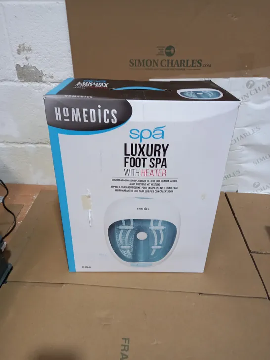 BOXED HOMEDICS SPA LUXURY FOOT SPA WITH HEATER FS-250-EU