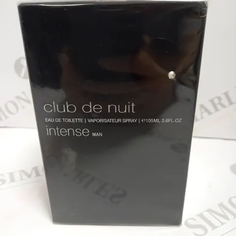 BOXED AND SEALED CLUB DE NUIT EAU DE TOILETTE INTENSE MAN 105ML