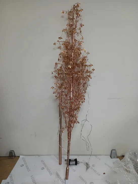 ALISON CORK PRE LIT JEWELED TREE - ROSE GOLD - COLLECTION ONLY