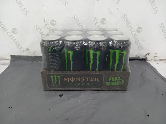 12 PACK MONSTER ENERGY 500ML 