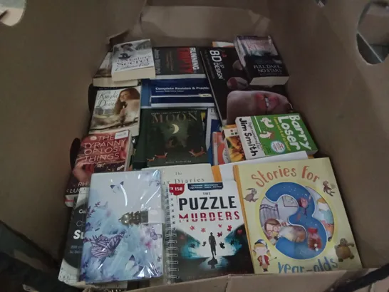 PALLET OF ASSORTED BOOKS BY CHARLES DICKENS, STEPHEN KING, PETER CROUCH, RAVENA GURON, QUENTIN TARANTINO, MICHAEL CASSIDY