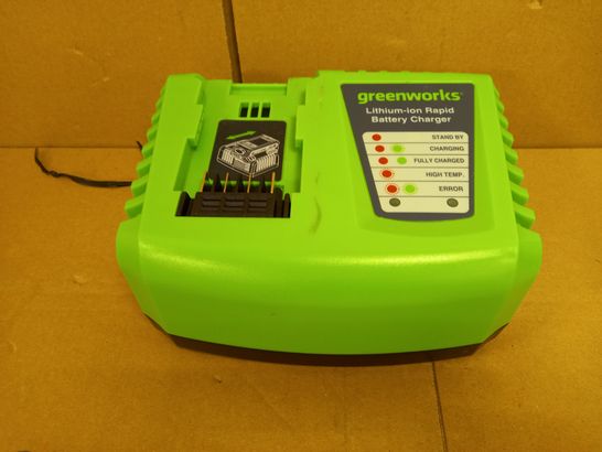 GREENWORKS UNIVERSAL BATTERY FAST CHARGER 40V 4A