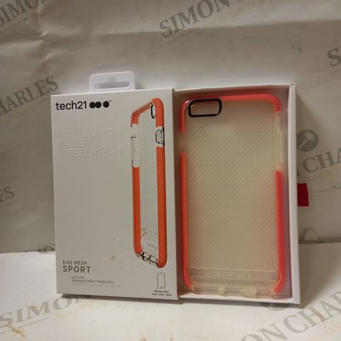 LOT OF APPROX 20 TECH21 EVO MESH SPORT IPHONE 6 PLUS CASES - CLEAR/PINK