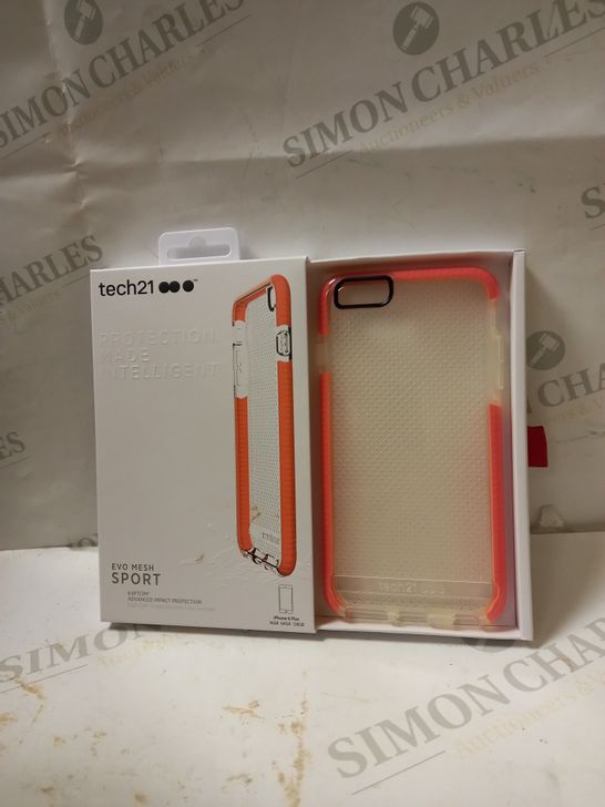 LOT OF APPROX 20 TECH21 EVO MESH SPORT IPHONE 6 PLUS CASES - CLEAR/PINK