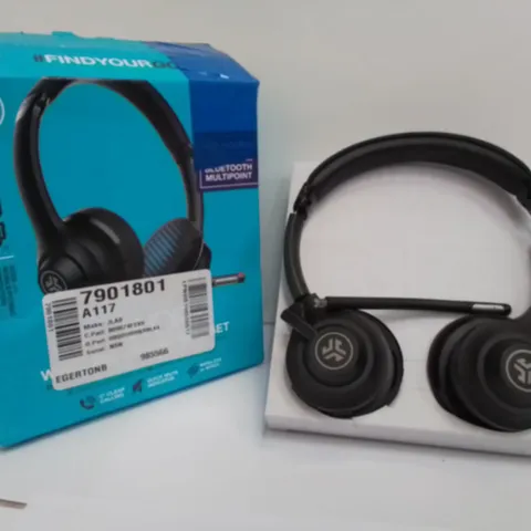 BOXED JLAB GO WORK WIRELESS HEADSETS WITH MICROPHONE