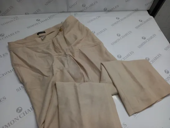 PLANET CREAM TROUSERS - UK 14