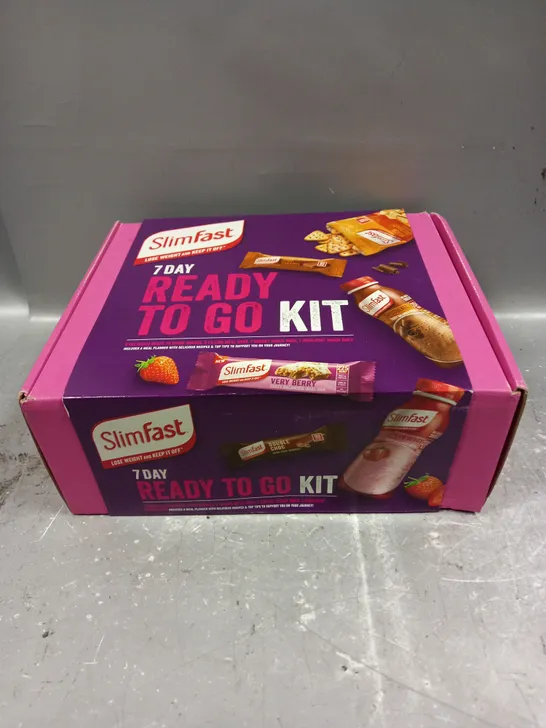 BOXED SEALED SLIMFAST 7 DAY READY TO GO KIT