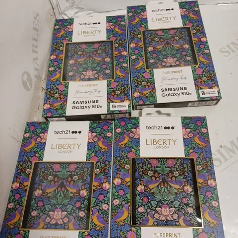 LOT OF FOUR TECH21 LIBERTY LONDON SAMSUNG GALAXY S10E CASES