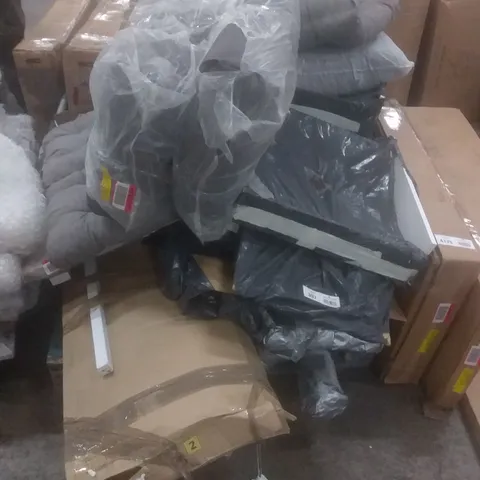 PALLET OF ASSORTED FURNITURE PARTS 