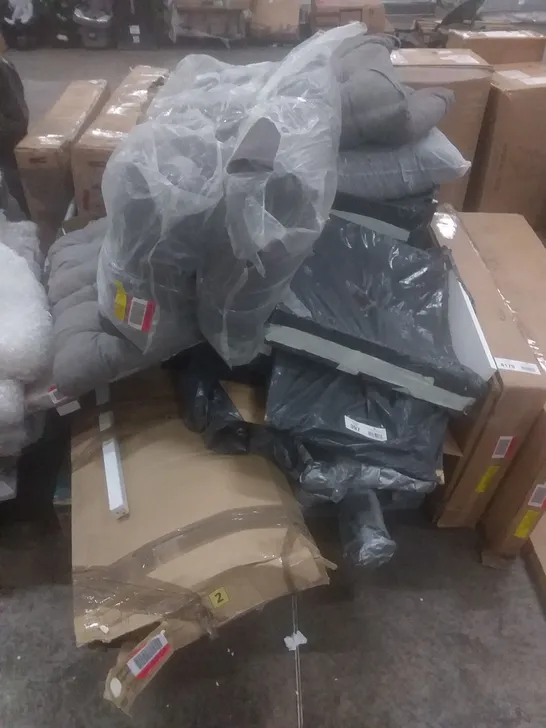 PALLET OF ASSORTED FURNITURE PARTS 