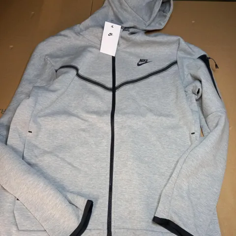 NIKE GREY TRACKSUIT HOODIE - LARGE