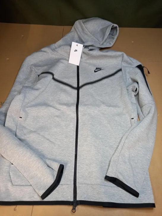 NIKE GREY TRACKSUIT HOODIE - LARGE