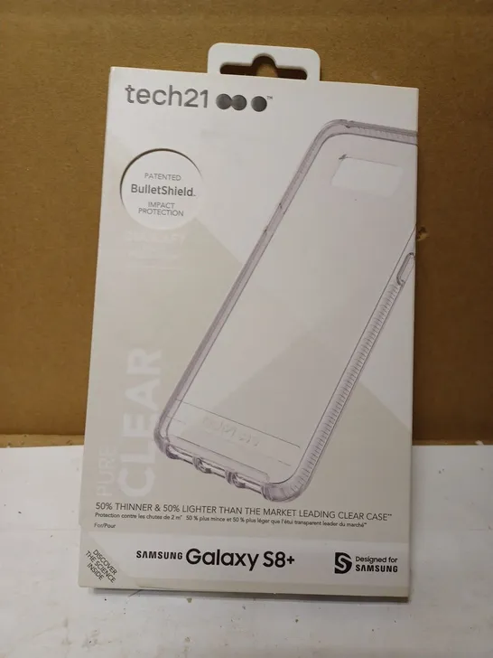 LOT OF APPROX. 72 BRAND NEW BOXED TECH 21 T21-5603 PURE CLEAR CASE COVER WITH BULLETSHIELD 2M DROP PROTECTION FOR SAMSUNG GALAXY S8+ 