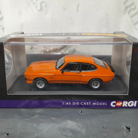 BOXED CORGI VANGUARDS 1:43 FORD CAPRI MK2 X PACK SCALE MODEL