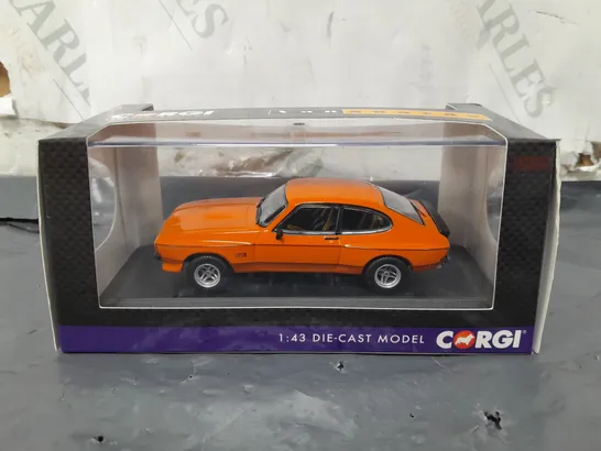 BOXED CORGI VANGUARDS 1:43 FORD CAPRI MK2 X PACK SCALE MODEL