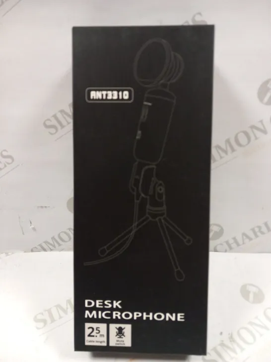 BOXED ANT3310 DESK MICROPHONE WITH TRIPOD STAND