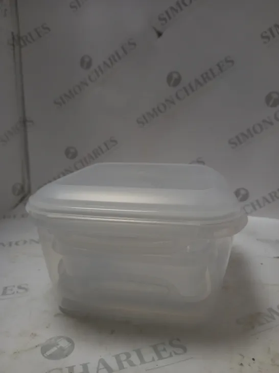 4 SETS OF 3 CLIP LOCK CONTAINERS 