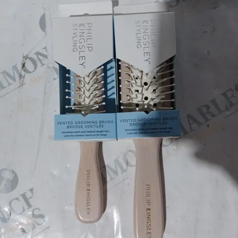 PHILIP KINGSLEY GROOMING & HANDBAG HAIR BRUSH DUO