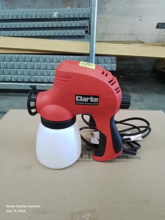 CLARKE AIRLESS SPRAY GUN