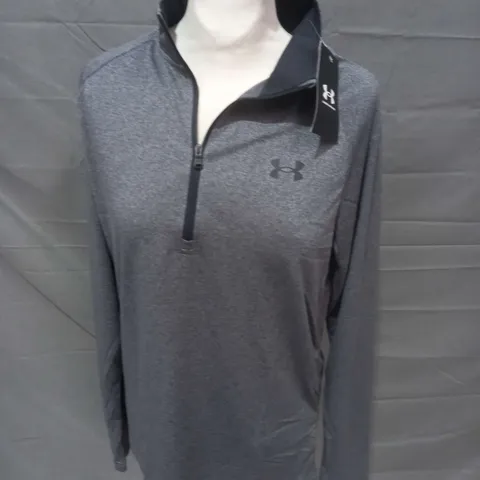 UNDER ARMOUR TECH 1/2 ZIP TOP - SMALL