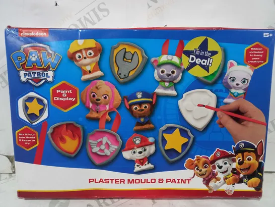 PAW PATROL PLASTER MOULD & PAINT