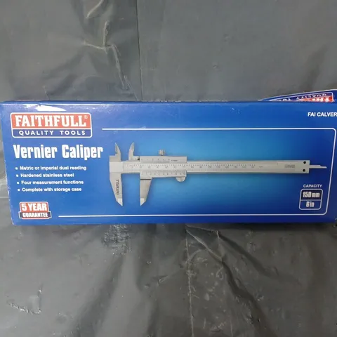 FAITHFULL VERNIER CALIPER 150MM (6IN) - FAICALVER