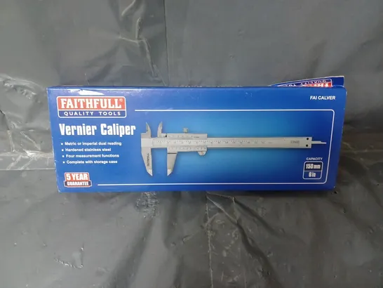 FAITHFULL VERNIER CALIPER 150MM (6IN) - FAICALVER