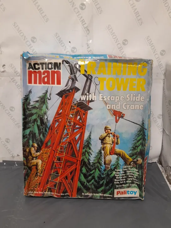 BOXED PALITOY ACTION MAN TRAINING TOWER