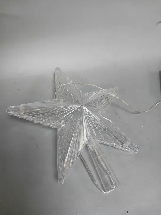 COLOUR CHANGING TREE TOPPER STAR
