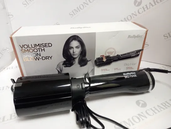 BOXED BABYLISS VOLUMIZED BIG HAIR HOT AIR BRUSH 