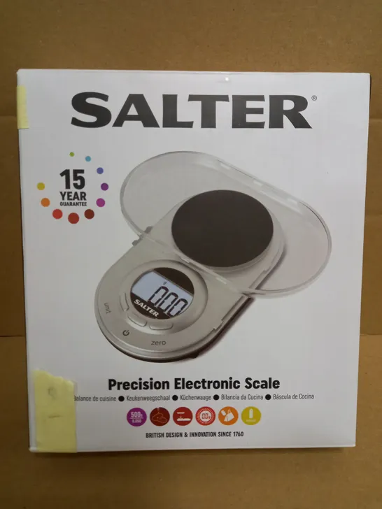 BOXED SALTER PRECISION ELECTRONIC SCALE