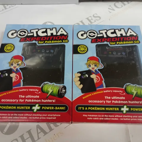 LOT OF 2 GO-TCHA EXPEDITION 5K POWERBANKS