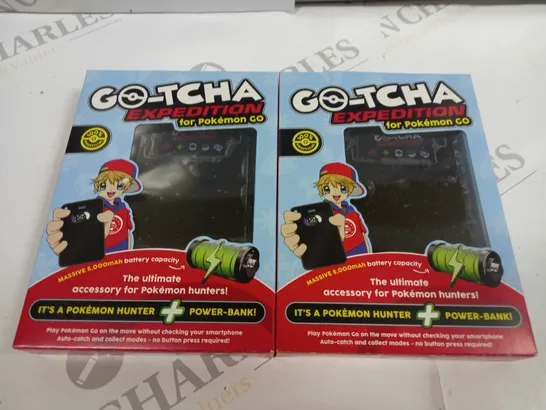 LOT OF 2 GO-TCHA EXPEDITION 5K POWERBANKS