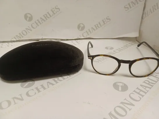 TOM FORD FT 5294 TORTOISE SHELL STYLE ROUND FRAMED PRESCRIPTION GLASSES 