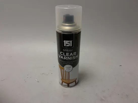 12 151 SPRAY CLEAR VARNISH MATT FINISH - COLLECTION ONLY