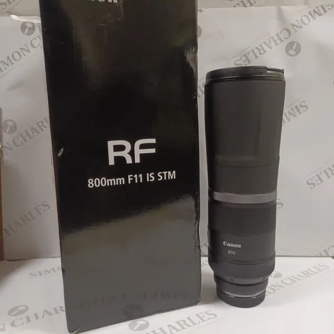 BOXED CANON RF 800MM F11 IS STM LENS