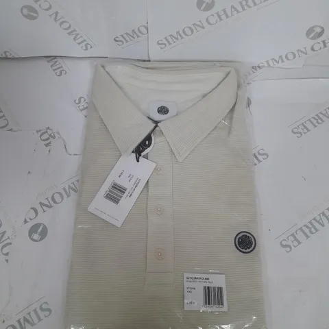 BAGGED PRETTY GREEN ACQUIESCE TEXTURE POLO SIZE XXL