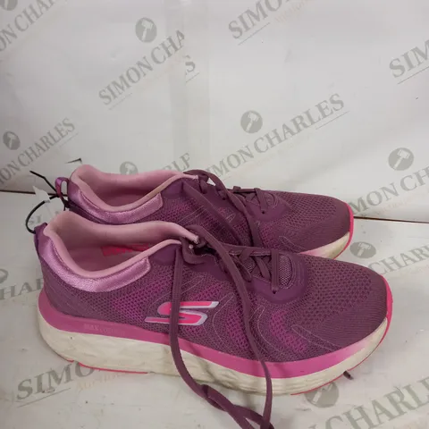 SKETCHERS MAX RUSH TRAINER - PURPLE SIZE 5 