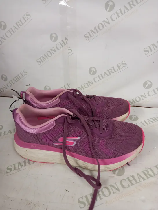 SKETCHERS MAX RUSH TRAINER - PURPLE SIZE 5 