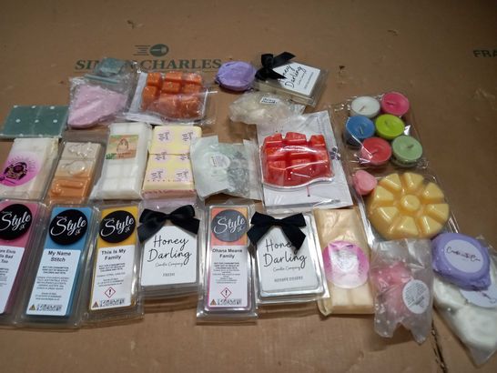 LOT OF ASSORTED FRAGRENCED WAX MELTS