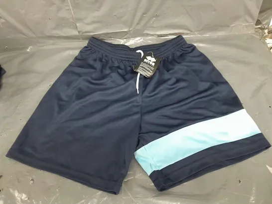 LOT OF FIVE BLUE ERREA SHORTS SIZE M,L,XS