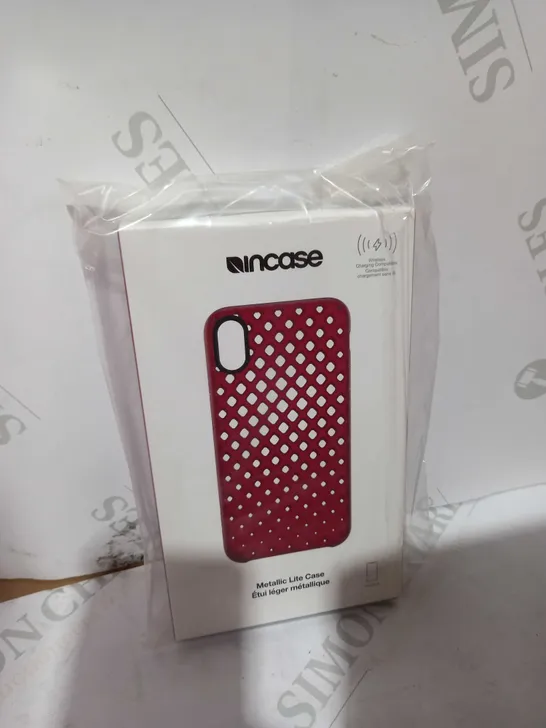 LOT OF 24 BRAND NEW INCASE RED METALLIC LITE CASES FOR IPHONE X