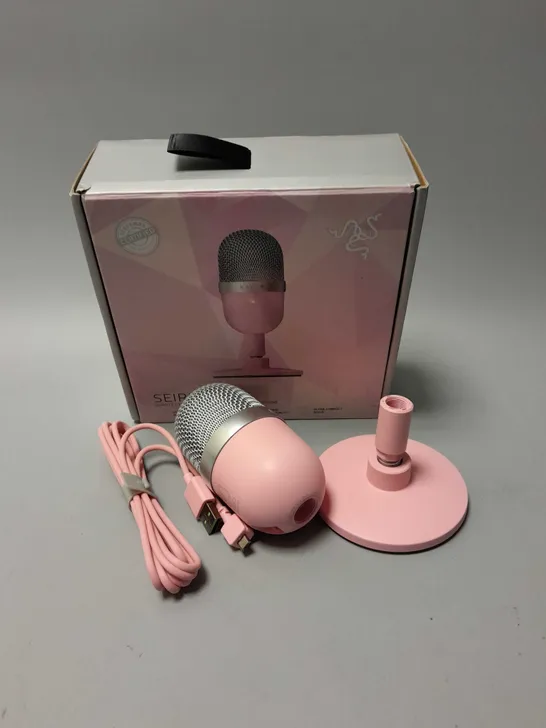 BOXED RAZER SEIREN MINI CONDENSER MICROPHONE 