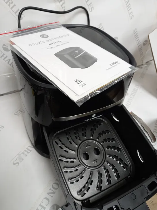 COOK'S ESSENTIALS 4L AIR FRYER BLACK