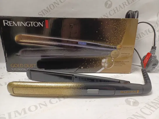 REMINGTON GOLD DUST DIGITAL HAIR STRAIGHTENER