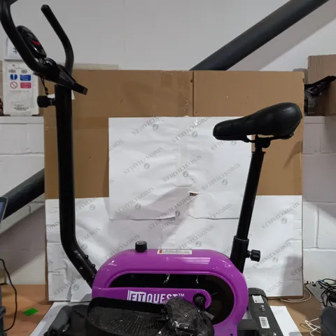 FIT QUEST FITNESS BIKE IN PURPE - COLLECTION ONLY