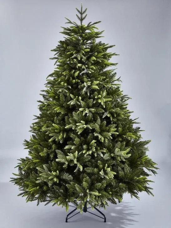 BOXED 7FT FLOCKED EMPEROR TREE - COLLECTION ONLY RRP £139.99