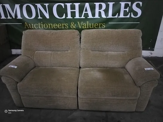 QUALITY BRITISH DESIGNER G PLAN SEATTLE 3 SEATER ELECTRIC RECLINER KENDAL ANTIQUE FABRIC