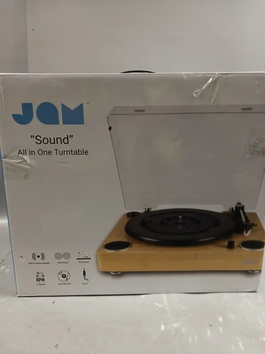 2 X BOXED JAM SOUND ALL IN ONE TURNTABLES	